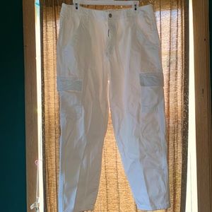 White Universal Thread Cargo Jeans!